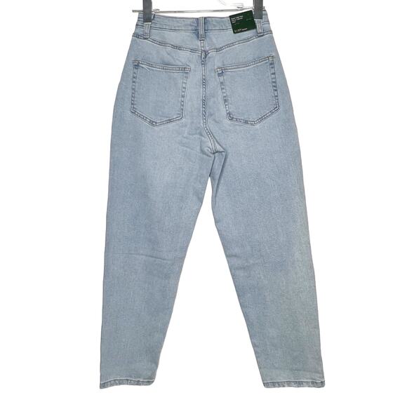 WILD FABLE Super High-Rise Curvy Tapered Denim Jean Distressed Womens Size 2 NWT - Picture 7 of 11